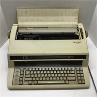 Sharp ZX-405 typewriter works but is a little