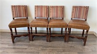 4 Leather and Upholstered Barstools Beautiful