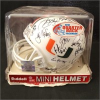 U of M Mini Helment Player Signed