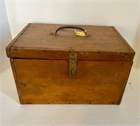 1965 Wood Tool Box 12x8.5x7”