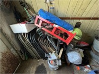 Old Chairs, Table Saw, Jumper Cables, Shoe Rack
