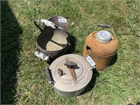 Metal Pressure Cooker, Water Cooler, Copper Pale