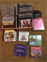 58 CD’s  Variety of Music/CD player/2 cases