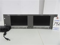 Wohler RM-3270W-HD Dual HD LCD Monitor w/Power Sup