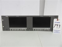 Wohler RM-3270W-HD Dual HD LCD Monitor- NO Power S