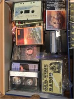 Lot of Cassette Tapes Variety of Music