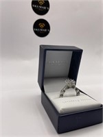 STERLING SILVER WITH CROWN  CZ SZ 7