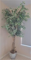 K - FAUX TREE IN PLANTER (M5)