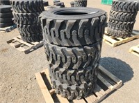 12-16.5 Skid Steer Tires (Qty 4)