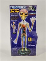 LINDBERG TRANSPARENT ROSWELL ALIEN MODEL KIT - NIS