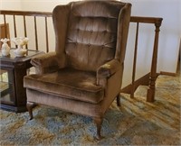 Wingback easy chair