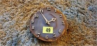 Agate battery operated wall clock