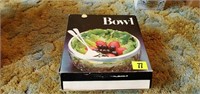 NEW Crystal Salad Bowl Set