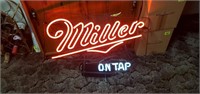 Miller beer On Tap neon sign