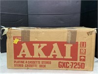 Akai Cassette stereo Tape Deck (new)