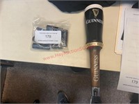 GUINESS TAP HANDLE & SMALL TAP HANDLES