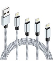 4 Pack 3' & 5' USB to Lightning Cables