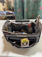 Workforce softside tool box with tools