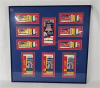 Framed '97 Indians Playoff & All Star Game Tickets