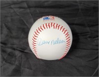 Mlb Dave Nelson Indians Signed Baseball