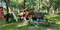 1955 Pontiac wagon restoration project, trailer