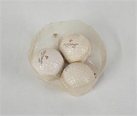 (3) Super Solid 4 Golf Balls