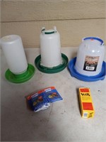 Chicken waters and supplies