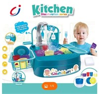 Pretend Role Play Kitchen Sink and Accessories