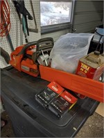 Husqvarna chain saw good compression