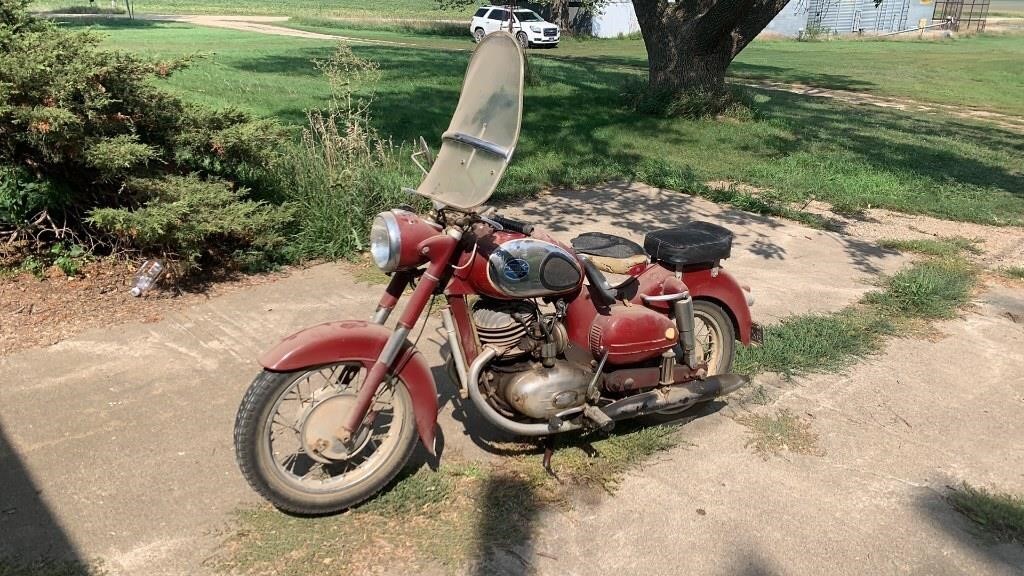 60’s era all state motorcycle, will fire, needs