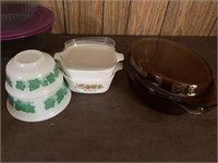 Pyrex Dishes (living room)