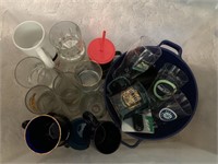 Box of Glassware and More (living room)
