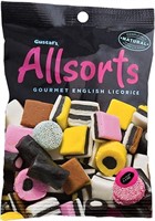 6pk-Gustaf's Allsorts Gourmet English Licorice