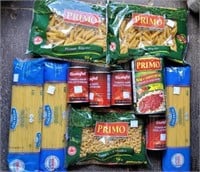 Big Lot of Pasta and Sauces