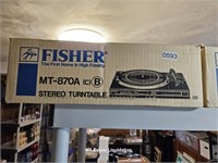 Fisher Stereo Turntable (side room)