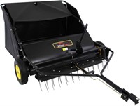Brinly 42" Tow-Behind Lawn Sweeper with Dethatcher