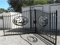 New 20' bi-parting gates