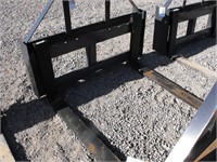 New skid steer pallet forks