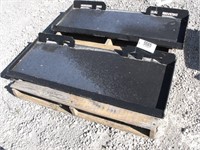 New skid steer weld-on plate  standard duty