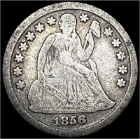 1856-O Seated Liberty Dime NICELY CIRCULATED