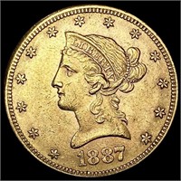 1887-S $10 Gold Eagle UNCIRCULATED