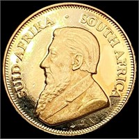 2002 S. Africa 1/10oz Gold Krugerrand GEM PROOF