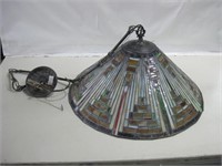 22" Diameter Stained Glass Light See Info Untested