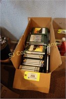 1 Box of assorted great courses DVDs and books