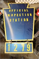 Inspection sign