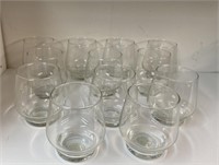 12 cocktails glasses