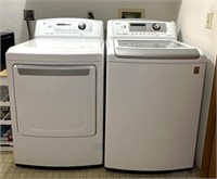 LG top loading washer / smart dryer
