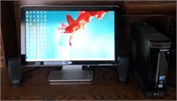 Lenovo computer w/ monitor & speaker