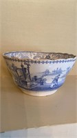 Antique English transfer ware bowl, by Williams