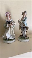 Pair of Lefton China classically French dressed